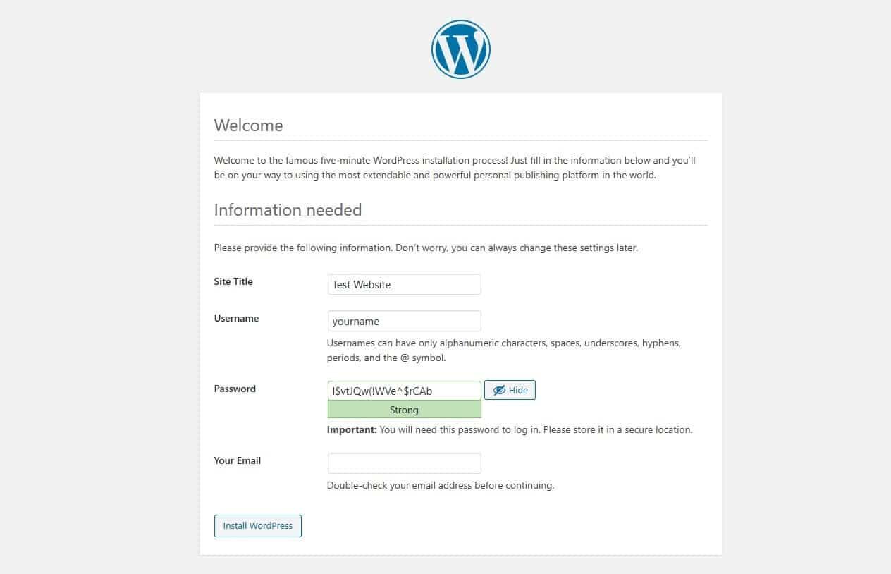 Installing WordPress: A Simple walkthrough for Beginners