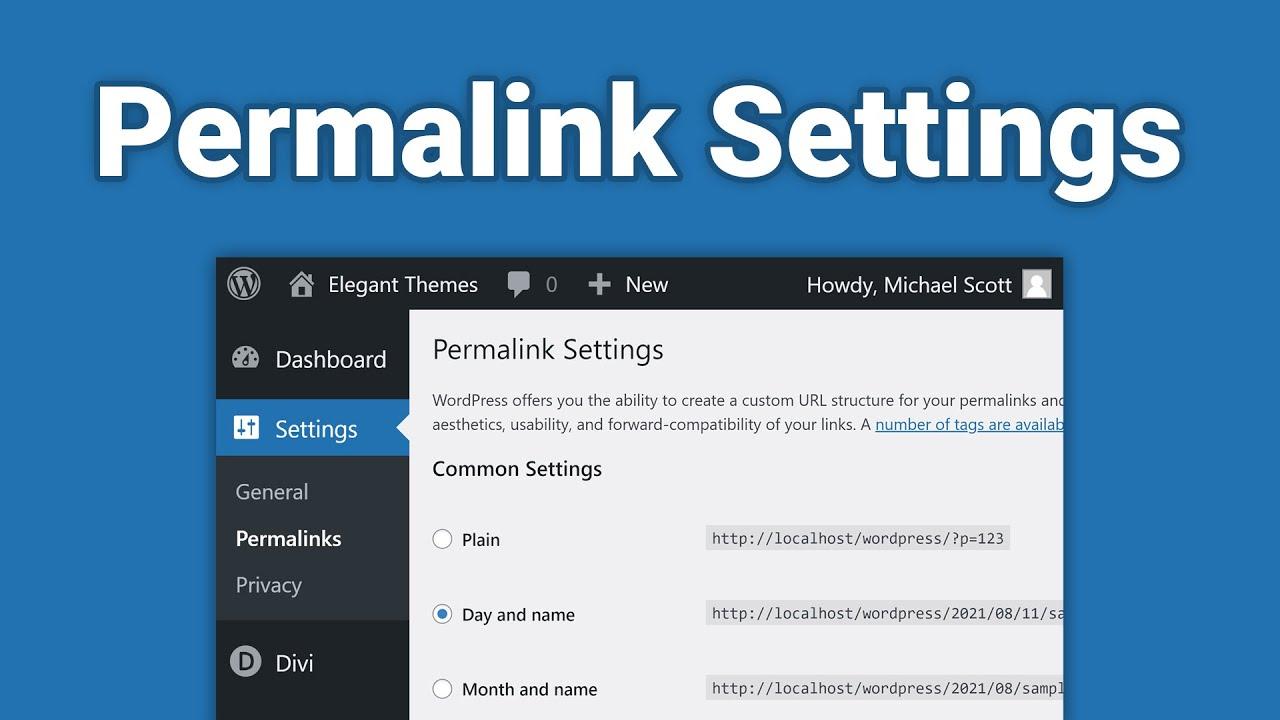 Checking Your site’s Permalink Settings for Solutions