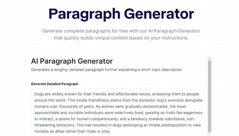 Key Features to Look for in an AI Paragraph Generator