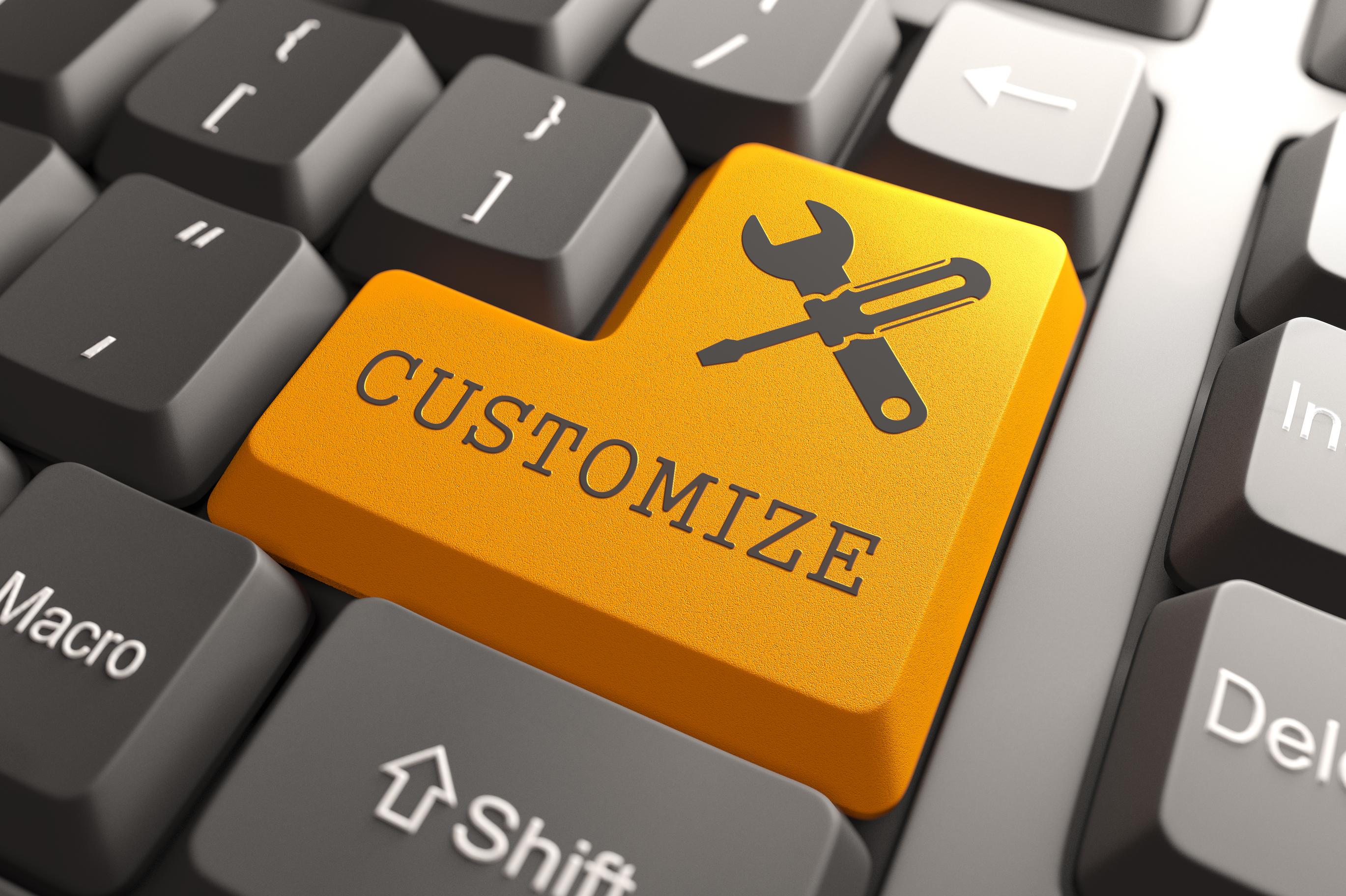 Customization at Your Fingertips: Tailoring the Menu to your Needs